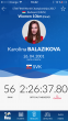 Karolína Balážiková na MS v diaľkovom plávaní 2017 v disciplíne 10km